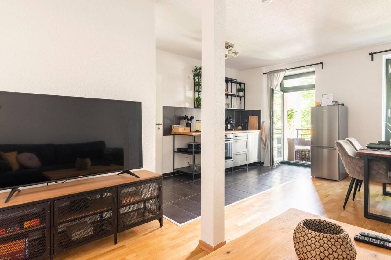Super Zentrale, Gemutliche Wohnung Mit Balkon Lipsk Zewnętrze zdjęcie